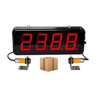Infrared Counter with LED Display, Counts Up to 9999, Ideal for Visitor Tracking in Various Settings