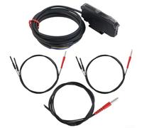 Infrared Distance Sensor Module Set, Fiber Optic Sensor Stainless Steel Probe Induction Photoelectric Switch(BEM-410/M4)