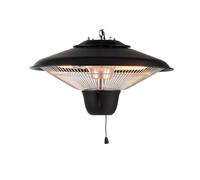 Infrared Electric Patio Heater 1500W, Adjustable Hanging Heater With Overheat Protection For Garage, Patio, And Indoor Spaces(1000R)