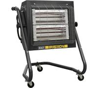 Infrared Halogen Heater - 1200 / 2400W - 7 Day Timer - Thermostat Control - 110V