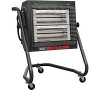 Infrared Halogen Heater - 1400 / 2800W - 7 Day Timer - Thermostat Control - 230V