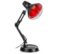 Infrared Heat Lamp 150W, Adjustable Clip On Red Light Warming Lamp with Flexible Neck, Targeted Heat for Muscle Relaxation and Home Comfort, Neck, Back, Shoulders, Arms & Legs, Compact Portable Design