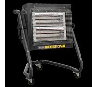 Sealey Infrared Heater 1.2/2.4kW 110V With 7 Day Timer Function - IR15110V