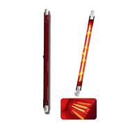 Infrared Heater Bulb 1000W, 254mm R7S Ruby Halogen Bulb Dimmable, Quartz Heating Light Bulbs, Patio Heating Lamp for Heatmaster U3 Heater, No Flicker, 1000lm, 220V Quartz Heat Infrared Bulbs, 2 Packs