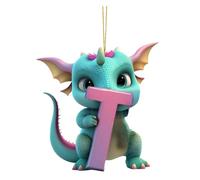 Infrared Heater Outdoor Standing Device 26 Letters Christmas Ornament Decoration Ornaments Christmas Dragon Baby Acrylic Christmas Decoration for Hanging Wire Basket with Handle (T, One Size)