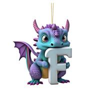 Infrared Heater Outdoor Standing Device 26 Letters Christmas Ornament Decoration Ornaments Christmas Dragon Baby Acrylic Christmas Decoration for Hanging Wire Basket with Handle (F, One Size)