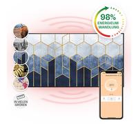 Infrared Heater Panel Indoor Thermostat Wall Mounted Smart Art 120x60 cm 700 W