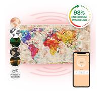 Infrared Heater Space Panel Wall Mounted Timer WiFi App Indoor 120 x 60 cm 700 W