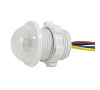 Infrared Human Body Sensor Switch with 4 Meter Detection and 120 Degree Wide Angle for Energy Efficient Lighting Automation