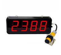 Infrared Induction Digital Counter, 4-Bit Display, Counts Up To 9999, Ideal for Conveyor Belts, Factories, and Educational Settings