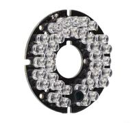 Infrared LED Board 850nm with 36 LEDs, for CCTV Camera Night VISIONs, DC 12V 2W Illuminator Module with Auto Protection Circuit, Compatible with 4mm 6mm 8mm Lenses