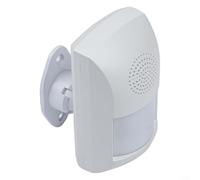 Infrared Motion Alarm Sensor for Tuya Devices with 110DB Sound and Red Flash Light App Based Arming Disarming and Automation Setup