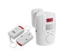 Infrared Motion Sensor Alarm - Burglar Alarm with 2 Remote Controls, Suitable for Home/Garages/Shops