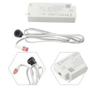 Infrared Motion Sensor DC 12-24V 5A Touchless Hand Sweep Control for Kitchen Cabinet Wardrobe Drawer, 60W/120W Load with .5m Cable and 100°