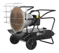 Infrared Multi-Fuel Heater - Paraffin / Kerosene / Diesel - 28 / 37 kW - Wheeled
