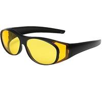 Infrared Night Vision Glasses - UV Protection Driving Glasses Adjustable Thermal Imaging Glasses High Protection Glasses Night Vision IR Glasses for Safe Night Driving and Outdoor Driving (Yellow