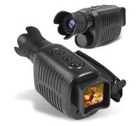 Infrared Night Vision Monocular with 1080P Video, 5x Zoom, IPX4 Waterproof for Outdoor Activities