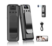 Infrared Night Vision Portable Recorder, Body Cam, 1080p Portable Video Recorder With 180° Rotatable Lens And Wifi, Noise Reduction Camera Clip On For Sport/Delivery/Travel/Law Enforcement(Wifi)