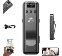 Infrared Night Vision Portable Recorder, Mini Portable Body Camera with Audio and Video Recording, HD 1080p Wearable, 180 Degree Rotatable Lens, for Sports, Outdoor & Travel (No Card)