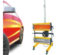 Infrared Paint Curing Lamp - 2x1050W Car Spray Baking Booth Drying Heater, Essential for Bodywork Repair and Paint Drying