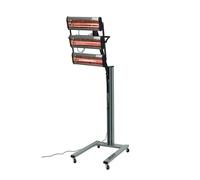 Infrared Paint Lamp, 3 * 1000W Short Wave Infrared Paint Drying Heater Electric Heaters Curing Lamp Paints Repair for Auto Bake Heating
