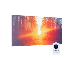 Infrared Panel Heater Wall Mount Picture Forest Indoor 120x60cm 720 W Remote