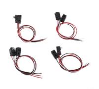 Infrared Photoelectric Switch Sensor Through Beam Type 4 Pairs Dc 5v Npn Output For Object Detection In Robotics Security Automation With 30cm Cable Compact Size Indoor Use Reliable Performance Black