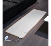 Infrared Radiant Floor Heater, Electric Heated Area Rug with 60 Heat Settings, Overheating Protection, 12-Hour Auto-Off, Perfect for Yoga, 60x180cm