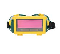 Infrared Radiation Protection Auto Darkening Welding Helmet Adjustable Headband UV Safety Goggles Flip Up Lens Solar Powered For Heavy Duty Use