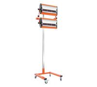 Infrared Radiator Paint Dryer, Car Infrared Paint Drying Curing Lamp, 2X1000W for Car Spray Booth, Height & Time Adjustable, Dryer Heater Short Wave Body Panel Curing Light Car Baking Paint Tool