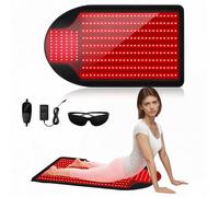 Infrared Red Light Mat, Compact 40.5×23.5in Design with 330 LEDs, Dual Wavelengths for Home Wellness