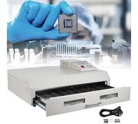 Infrared Reflow Oven Soldering Station, Desktop Welding Machine, Automatic T962 Rework System for PCB Assembly and Repair, Professional Heat Tool