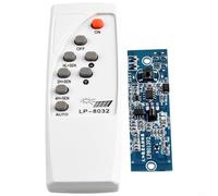 Infrared Remote Control for Solar Light and LED Floodlight, 10 ± 2m Range, Plastic Dimmer Switch Controller Compatible with Solar Street Systems