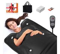 Infrared Sauna Blanket, Portable Far Infrared Sauna Bag Heated for Home, Personal Saunas Blanket for Detox Relaxation, 113-176℉, 20-60 Minutes Timer, 6 Ft x 2.65 Ft