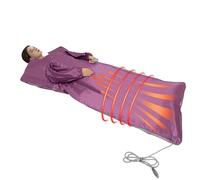 Infrared Sauna Blanket Portable Sauna Blanket 650W Waterproof Sauna Blanket with Remote Control for Fast Recovery Body Relaxation Adjustable Temperature 95-176°F (Purple)