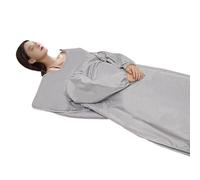 Infrared Sauna Blanket, Portable Sauna Blanket with Sleeves for Home Relaxation, Sauna Blanket with 95-176℉ Temp Range, 30-60Mins Timer, 180 x80cm (Silver)