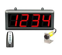 Infrared Sensor Counter with Large Screen and Remote Control for Conveyor Belt Automation