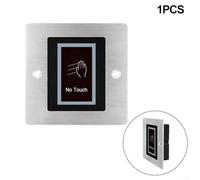 Infrared Sensor Switch for Access Control, Touchless Exit Release Button with Embedded for IR Sensor and Metal Backlight, Waterproof for Home Security and Door Entry Systems(EBUTTON3)