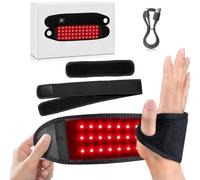 Infrared Therapy & Red Light Therapy - Red Light Therapy with 660 nm & 850 nm Dual Wavelengths, Pain Relief for Hands, Wrists, Neck, Back and Legs, Muscle Regeneration and Joint Support
