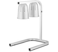 Infrared Thermal Bridge Height Adjustable Royal Catering 2 Light Bulbs Aluminum - Heat Lamps by Silver