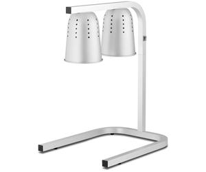 Infrared Thermal Bridge Height Adjustable Royal Catering 2 Light Bulbs Aluminum - Heat Lamps by Silver