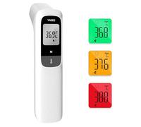 Infrared Thermometer for Adults and Kids, Non-Contact Forehead Thermometer for Fever with Fever Alarm and Backlit LCD Display, Use with Adult Kids' Thermometers