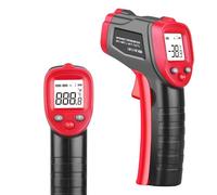 Infrared Thermometer Gun, Non-Contact Laser Thermometer Temperature Gun -58℉～752℉, Adjustable Emissivity Temp Gun Thermometer, Temperature Measurement Gun for Cooking, BBQ, Pizza Oven