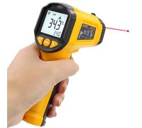 Infrared Thermometers, Digital Display Gauge, Non Temperature, Real Time Readings, High Accuracy Sensor for Equipment Monitoring, Maintenance, Food Safety, 5.51x2.76x1.57 Inches