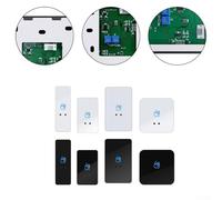 Infrared Touchless Sensor Switch Adjustable Detection Range and Customizable Delay, Perfect for Access Control Installations with Material (Black 115 * 40mm)