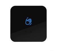 Infrared Touchless Switch for Hands Operation Customizable Time Delay from 0 3 to 30 Seconds for Access Control (Black 86 * 86mm)