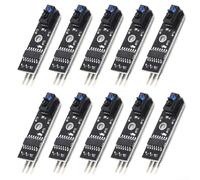 Infrared Tracking Sensor 10pcs TCRT5000, IR Sensor Module Line Following Obstacle Detection for Arduino Robot Smart Car Projects