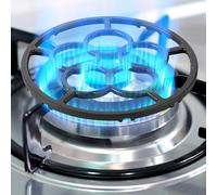 Infreecs 18.2cm Gas Ring Reducer, Heavy Duty Cast Iron Trivet, Metal Gas Hob Reducer, Pan Support for Gas Hob, Anti-Slip & Universal Fit for Cast Iron Pot, Moka Pot