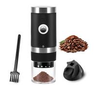 Infreecs Electric Coffee Bean Grinder, Cordless Portable Burr Coffee Grinder with 5 Gears Adjustable Settings, Rechargeable Mini Coffee Grinder with Conical Ceramic Burr and Cleaning Brush for Travel