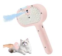 Infreecs Magic Wand for Pet Hair, 2025 New Cat Steam Brush, 4 in 1 Pet Spray Hair Removal Comb, Rechargeable Shedding Cloud Care Grooming Brush, Mist Massage Steam Brushs for Cat & Dog(Pink)